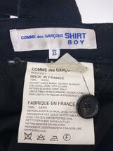 COMME des GARCONS SHIRT◆ボトム/XS/ウール/NVY/W23921/BOY/サスペンダーパンツ_画像4