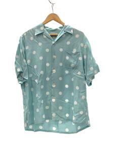 WACKO MARIA◆22ss/DOTS HAWAIIAN SHIRT/半袖シャツ/M/レーヨン/BLU/ドット