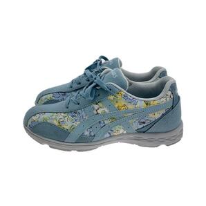 ASICS◆ローカットスニーカー/23cm/BLU/1292A037/ハダシウォーカー/花柄の画像1