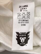 HUMAN MADE◆Tシャツ/XXL/コットン/WHT_画像4