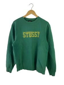 STUSSY◆スウェット/M/コットン/GRN/118403