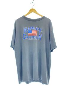 HARLEY DAVIDSON◆Tシャツ/XXL/コットン/GRY/プリント