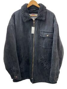 Levi’s◆90s/ブラックデニムボアジャケット/Gジャン/M/デニム/BLK/72629-4159