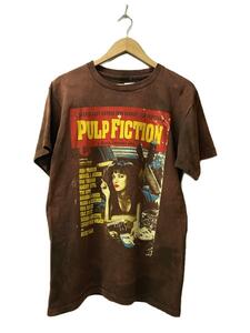 PULP FICTION/パルプフィクション/レプリカ/Tシャツ/M/コットン/ブラウン/USED加工