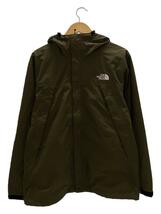 THE NORTH FACE◆SCOOP JACKET_スクープジャケット/L/ナイロン/KHK/無地_画像1