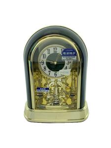 CITIZEN◆電波置時計/パルドリーム R427/緑木目光沢仕上/4RN427-005