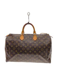 LOUIS VUITTON◆1)スピーディ40_モノグラム・キャンバス_BRW/PVC/BRW