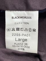 Black Weirdos◆カーゴパンツ/L/コットン/PUP/無地/22ss-pa01_画像5