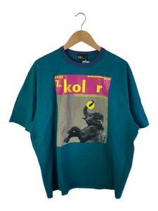 kolor◆Tシャツ/3/コットン/GRN/プリント/23WCM-T11208