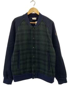 MONCLER◆ジャケット/XL/ウール/GRN/チェック/B2-091-84033-00-80455