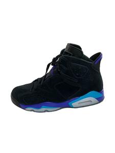 NIKE◆AIR JORDAN 6 RETRO_エアジョーダン 6 レトロ/US9/BLK/スウェード