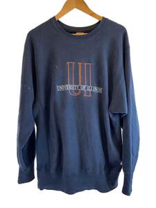 Champion◆REVERSE WEAVE/90s後期/スウェット/XL/コットン/NVY/着用感あり