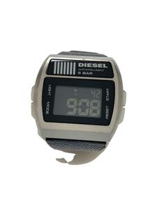 Diesel ◆ Watch/Digital/Leather/Blk/BLK/DZ-7203