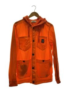 STONE ISLAND◆NYLON TELA-TC HOODED JACKET/M/ポリエステル/ORN/無地/7215428J2