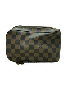 LOUIS VUITTON* Geronimo s_ Damier *eben_BRW/PVC/BRW