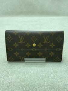 LOUIS VUITTON◆ポルト・トレゾール・インターナショナル_モノグラム・キャンバス_BRW/PVC/BRW/レディース