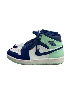 NIKE◆AIR JORDAN 1 MID_エアジョーダン 1 ミッド/26.5cm/BLU