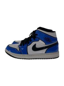 NIKE◆AIR JORDAN 1 MID SE_エアジョーダン 1 ミッド/25.5cm/BLU