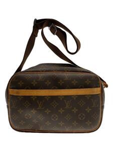 LOUIS VUITTON◆リポーターPM_モノグラム・キャンバス_BRW/PVC/BRW