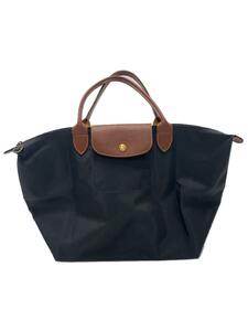 LONGCHAMP◆トートバッグ/ナイロン/GRY