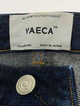 YAECA◆WIDE STRAIGHT DENIM PANTS/ストレートパンツ/30/コットン/インディゴ/13-14W_画像4