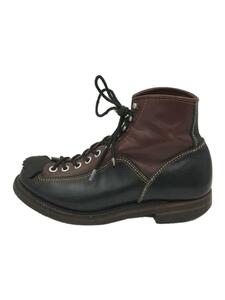 LONE WOLF BOOTS◆ブーツ/US7.5/BRW/レザー/F01615