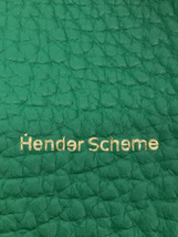 Hender Scheme◆piano bag small/ハンドバッグ/レザー/GRN/無地/角擦れ_画像5