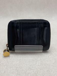 BVLGARI◆コインケース/レザー/BLK/無地/メンズ/34469