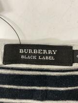 BURBERRY BLACK LABEL◆Tシャツ/2/コットン/BLK/ボーダー/BMV16-845-09_画像3