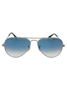 Ray-Ban◆サングラス/SLV/BLU/メンズ/0RB3025