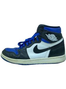 NIKE◆AIR JORDAN 1 RETRO HIGH OG/27cm/BLU/PVC