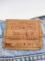 Levi’s◆ボトム/33/コットン/インディゴ/LOOSE FIT/ジップフライ/560_画像4