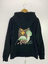 A BATHING APE◆SOUVENIR FULL ZIP HOODIE/L/コットン/BLK/001zpj721005f_画像2