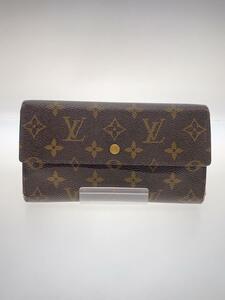 LOUIS VUITTON◆ポルト・トレゾール・インターナショナル_モノグラム・キャンバス_BRW/PVC/BRW/レディース