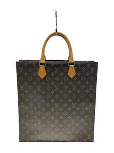 LOUIS VUITTON◆1)サック・プラ_モノグラム・キャンバス_BRW/PVC/BRW