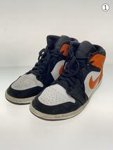 NIKE◆AIR JORDAN 1 MID/エアジョーダン1ミッド/ブラック/554724-058/US9.5/BLK_画像2