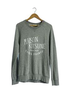 MAISON KITSUNE◆PALIS ROYAL CLASSIC SWEATSHIRTスウェット/M/コットン/GRY/AM00300KM0001