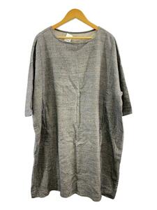 nest Robe◆長袖ワンピース/-/リネン/GRY/01143-1156