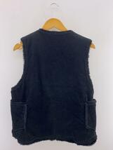 Engineered Garments◆OVER VEST -8W CORDUROY/リバーシブルベスト/S/コーデュロイ/BLK/無地_画像6