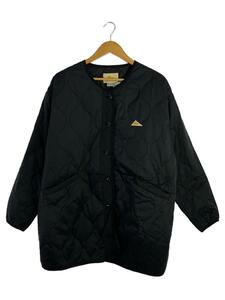 KELTY◆キルティングジャケット/FREE/ナイロン/BLK/無地/FS-FW002-L