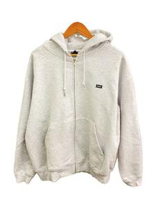 HUF◆CLASSIC FLEECE FULL ZIP HOODIE/ジップパーカー/M/コットン/GRY