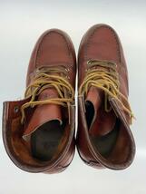 RED WING◆6CLASSICMOC/レースアップブーツ/24.5cm/BRW/レザー/8875_画像3