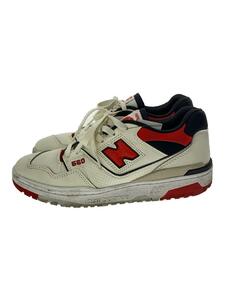 NEW BALANCE◆ローカットスニーカー/27cm/WHT/PVC/bb550vtb