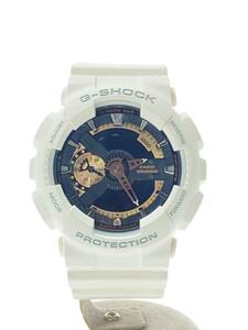 CASIO◆クォーツ腕時計・G-SHOCK/デジアナ/WHT