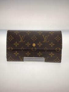 LOUIS VUITTON◆ポルト・トレゾール・インターナショナル_モノグラム・キャンバス_BRW/PVC/BRW/レディース