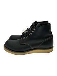 RED WING◆レースアップブーツ/27cm/BLK/8165/※ソール減り有