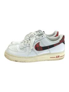 NIKE◆Air Force 1 Low Plaid/ローカットスニーカー/26cm/WHT//