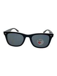 Ray-Ban◆サングラス/ウェリントン/プラスチック/BLK/GRY/メンズ/RB4391D//