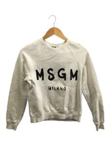 MSGM◆スウェット/S/コットン/WHT//