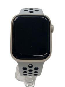 Apple◆Apple Watch Nike Series 7 GPSモデル 45mm [スターライト] MKNA3J/A/デシ